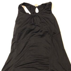 Black Women’s Athletic Tank with Sports Bra